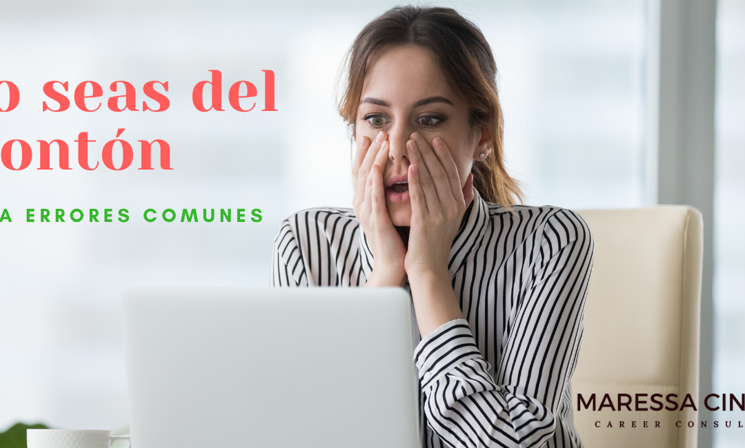 Errores comunes en el Resumé